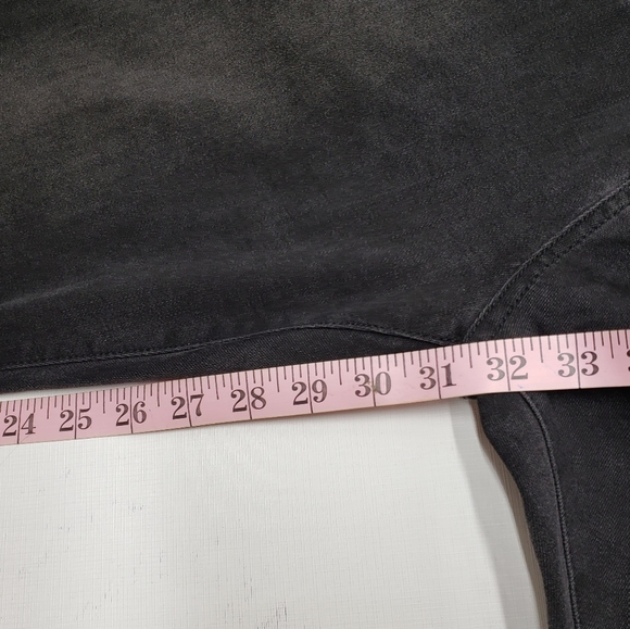 New Tainted Denim Men's Relaxed Fit Black Jeans Size 33 - Picture 12 of 13